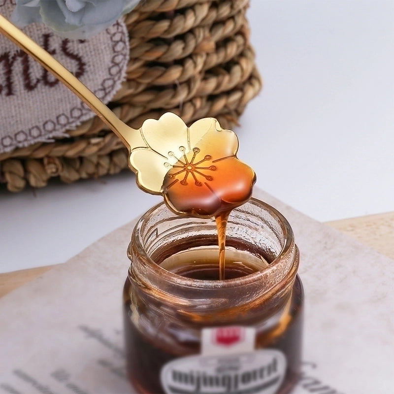 Casual Flower Stainless Steel Tableware