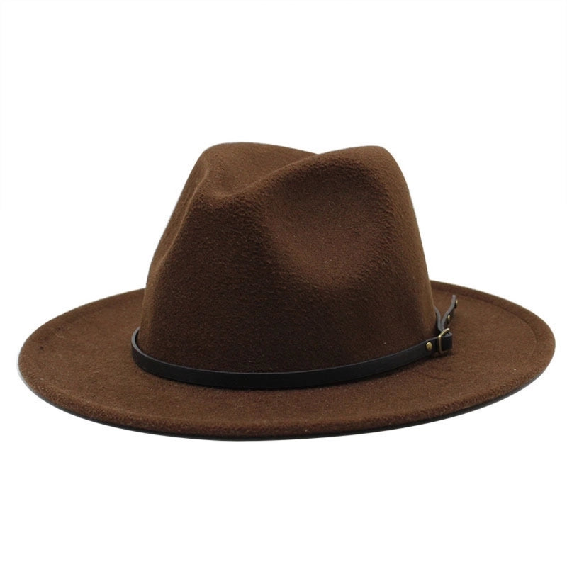 Designed Explosions Jazz Hat Autumn And Winter British Retro Top Hat Women's Fashion Women's Woolen Hat