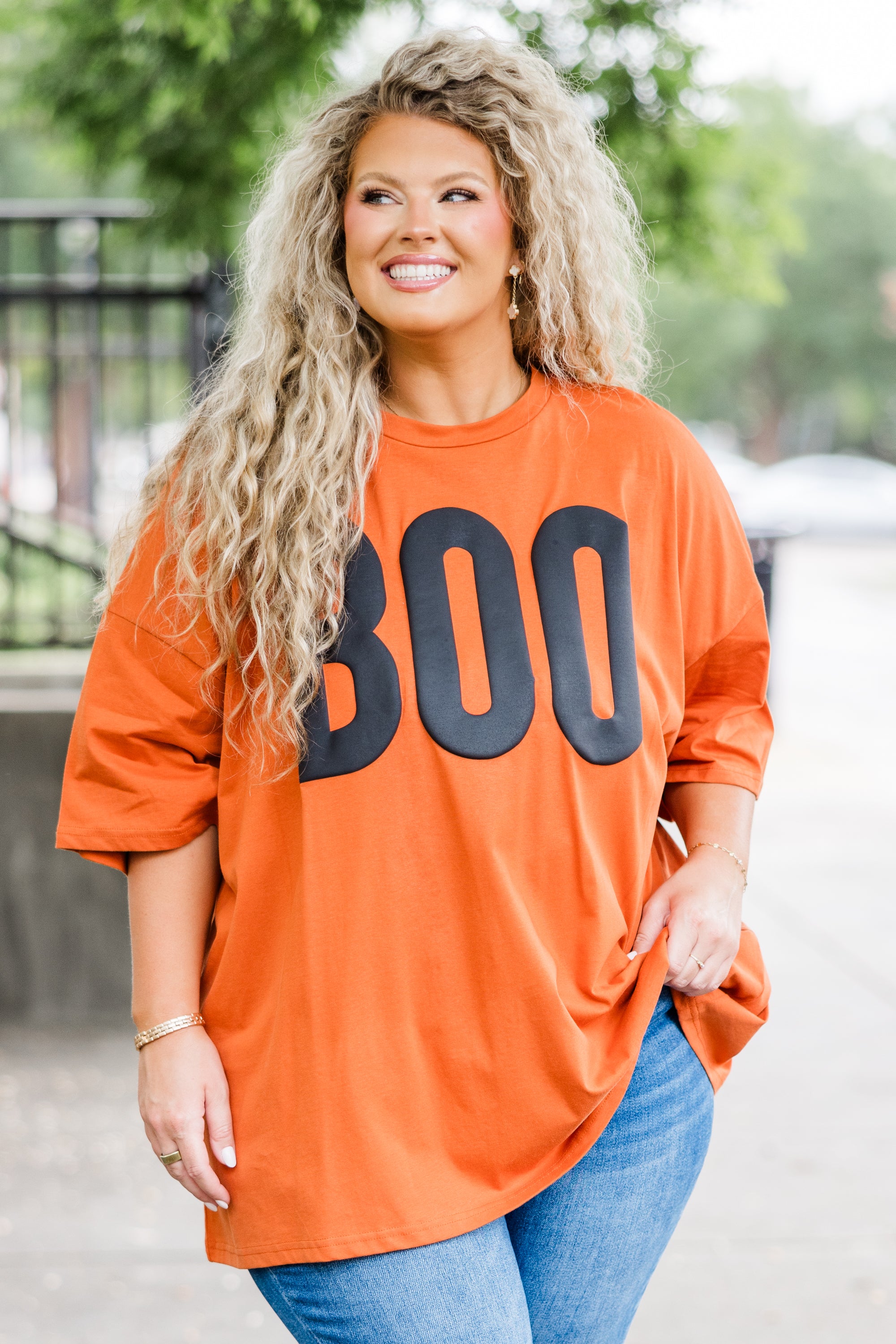 You're My Boo Boyfriend Tee. Rust