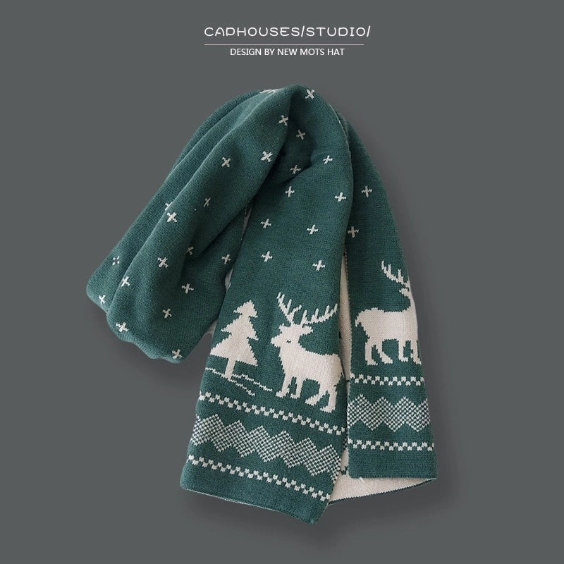 Women's Minimalist Stripe Cotton Scarf