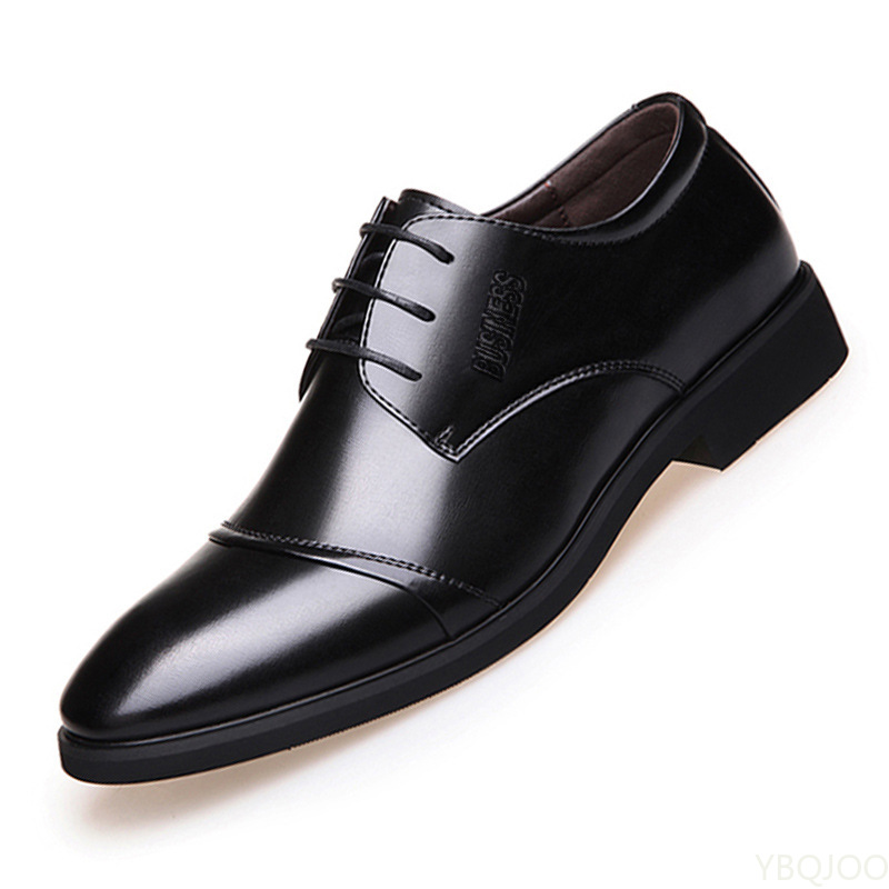 Gameglobeplanet oxford Luxury Business Oxford Leather Shoes Men Breathable Rubber Formal Dress Shoes Male Office Wedding Flats Footwear Mocassin Homme