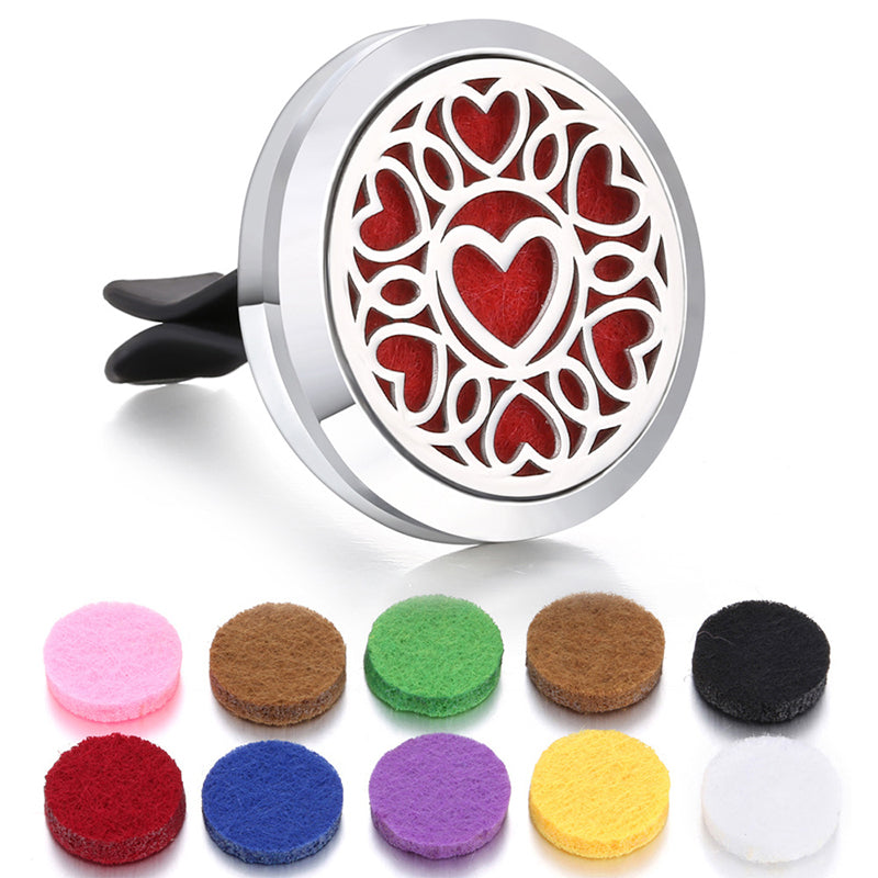 🔥Air Freshing Car Vent Diffuser Set with Clip & 10 Aroma Pads