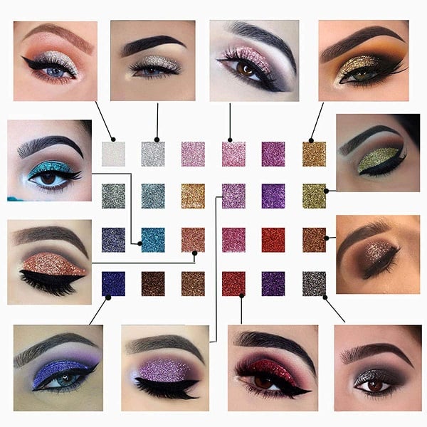 48% OFF 【BUY 2 SAVE 15%】✨10 Colors Sparkle Shimmer Eyeshadow Palette