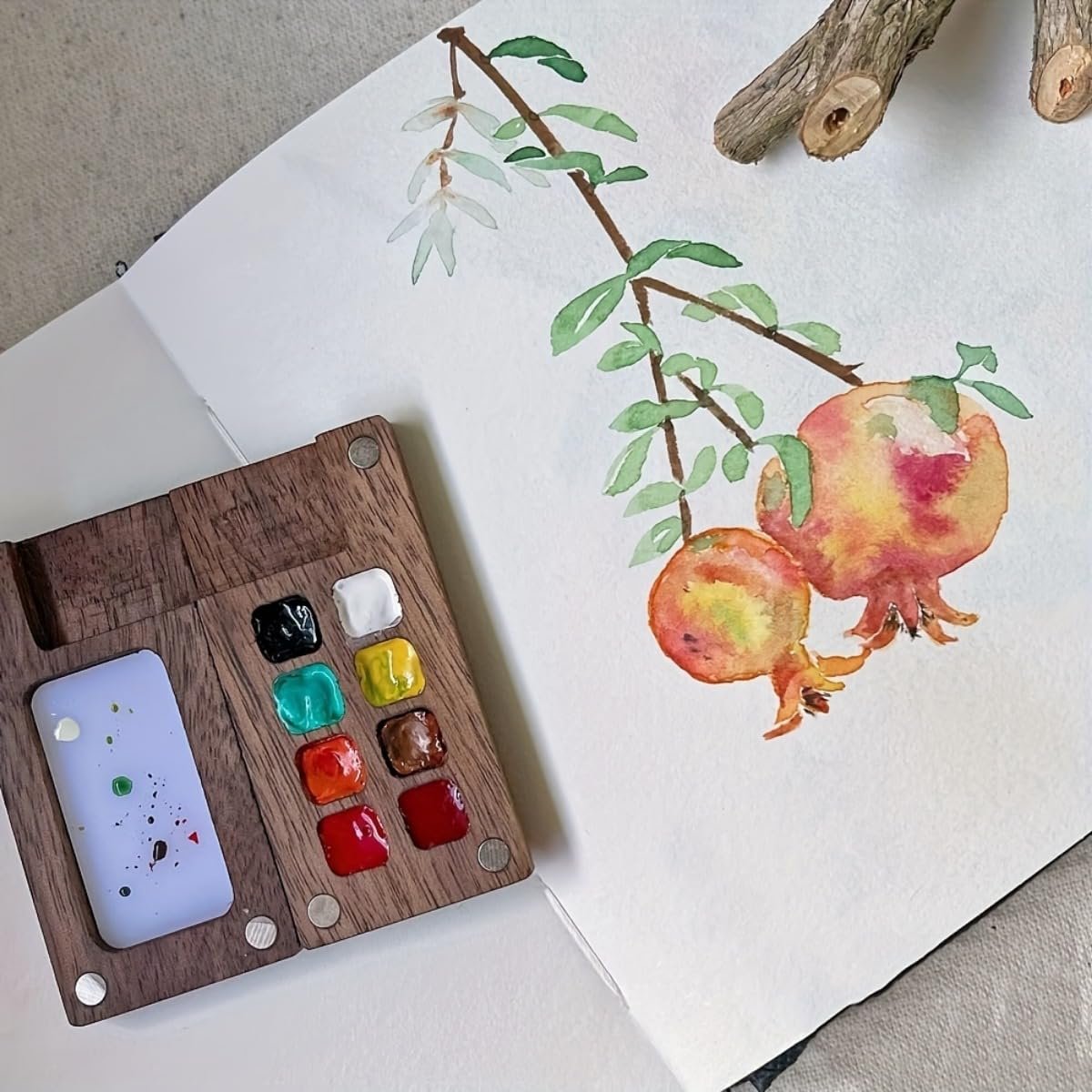 🎨Mini Portable Watercolor Palette