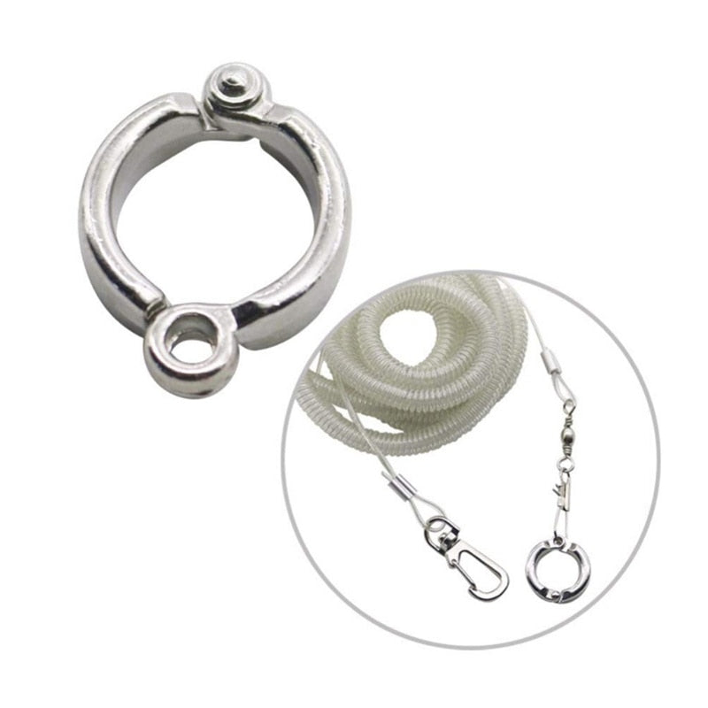 Bird Harness Leash with Leg Ring