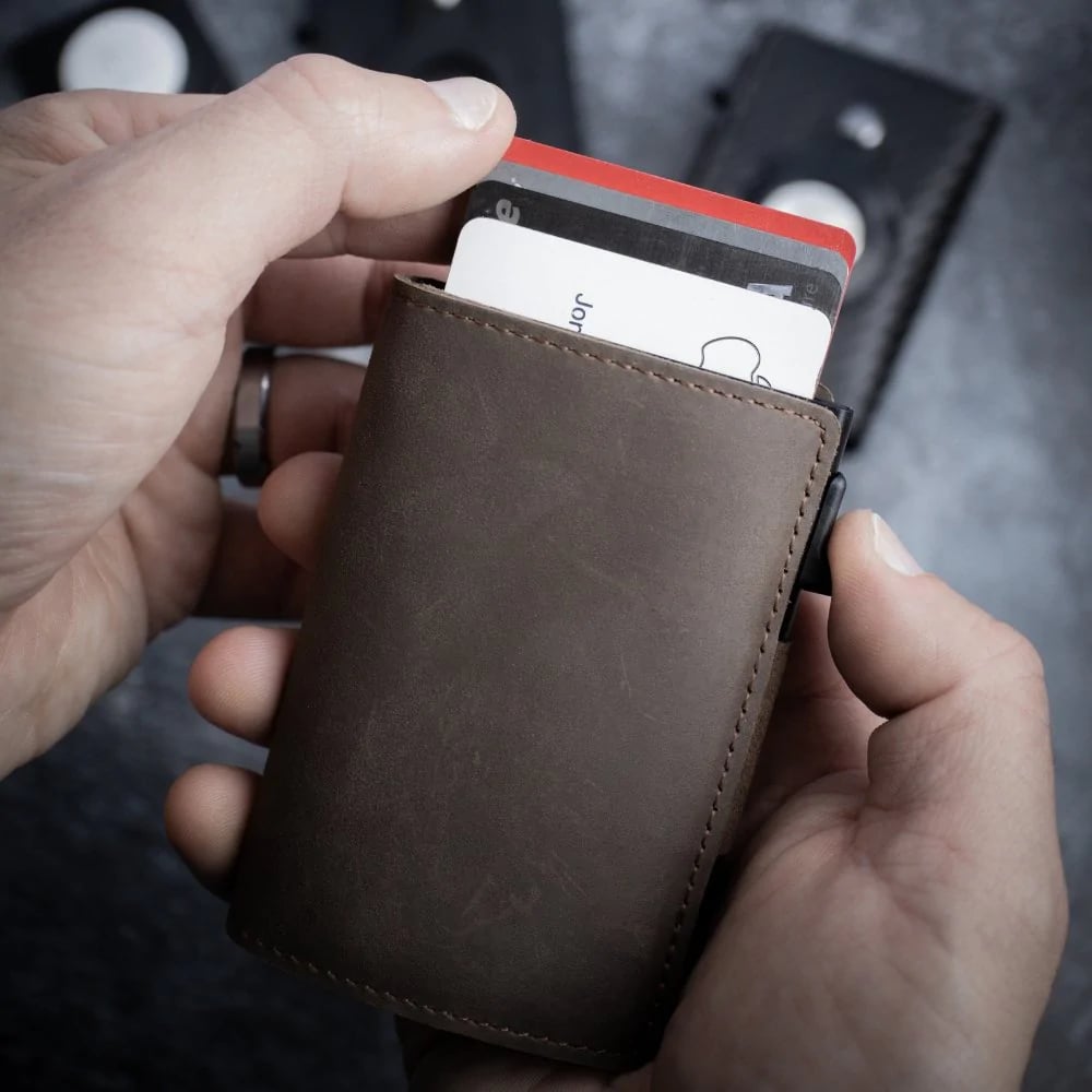 (48% OFF 🔥Father's Day Hot Sale-Save 49%OFF)SLIDE WALLET - PREMIUM LEATHER