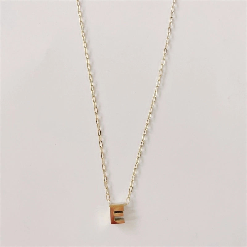 Casual Classic Style Streetwear Letter 304 Stainless Steel Plating Pendant Necklace