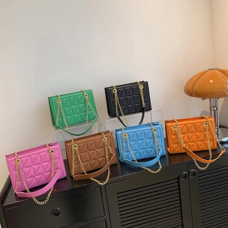 Women's All Seasons Pu Leather Classic Style Shoulder Bag