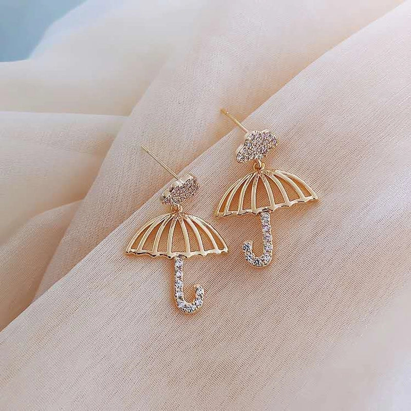 1 Pair Fashion Flower Butterfly Bow Knot Inlay Alloy Artificial Pearls Rhinestones Shell Earrings