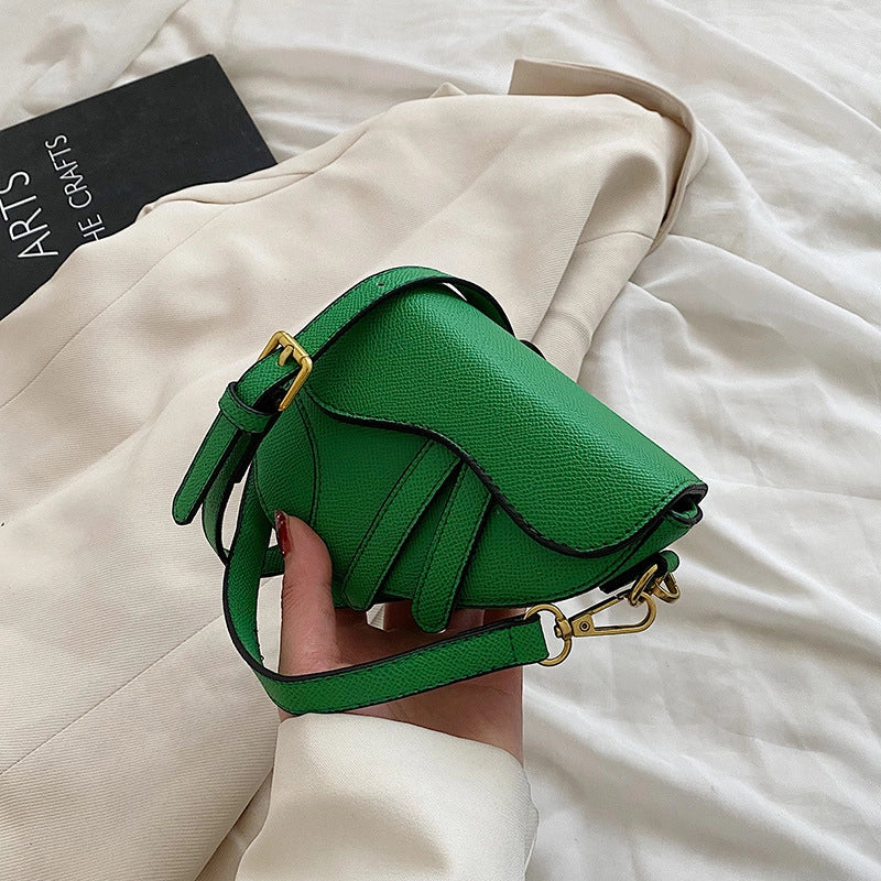 Summer New Candy Color Hand Carrying Messenger Saddle Bag
