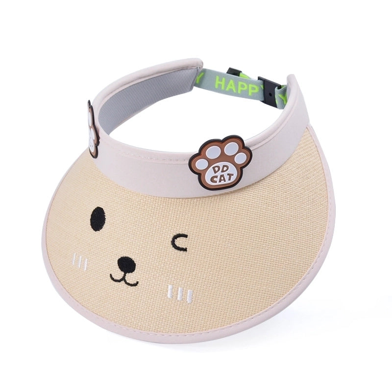 Children Unisex Cartoon Style Cute Cartoon Sun Hat