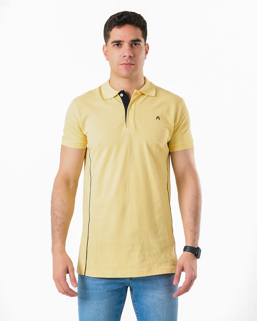 Men's Polo T-shirt with Side Lines