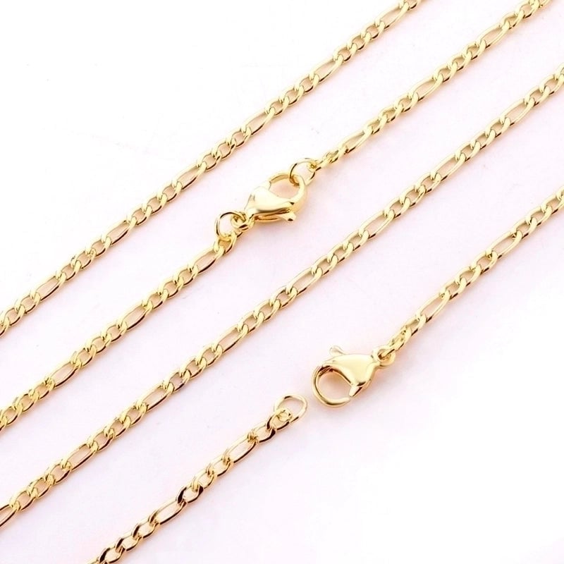 Hip-hop Solid Color Stainless Steel Plating Necklace 1 Piece