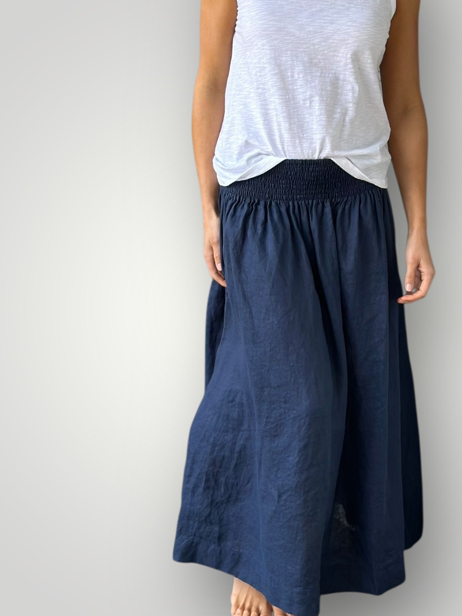 indigo  linen