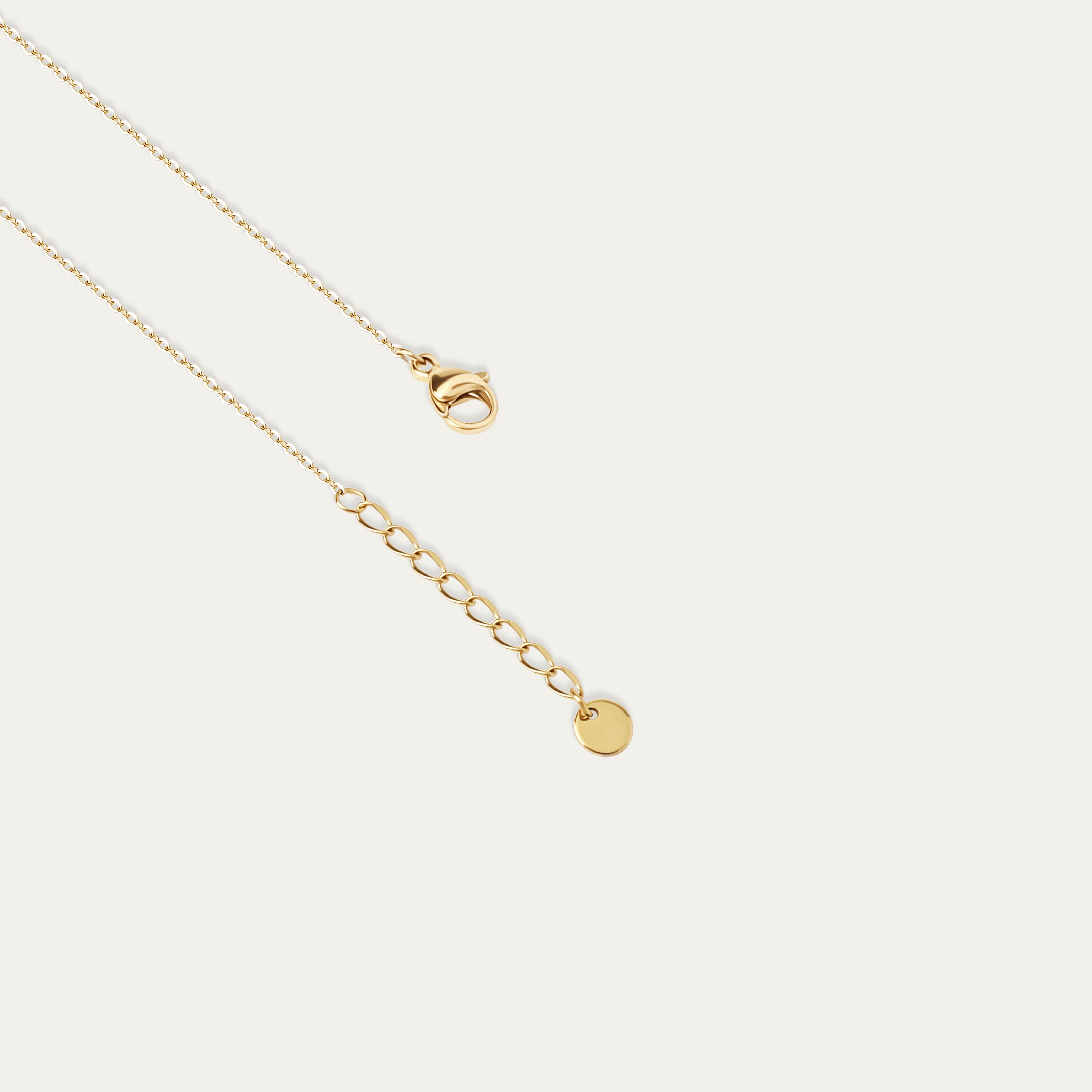 Nema CZ Anklet (18K Gold Stainless Steel)