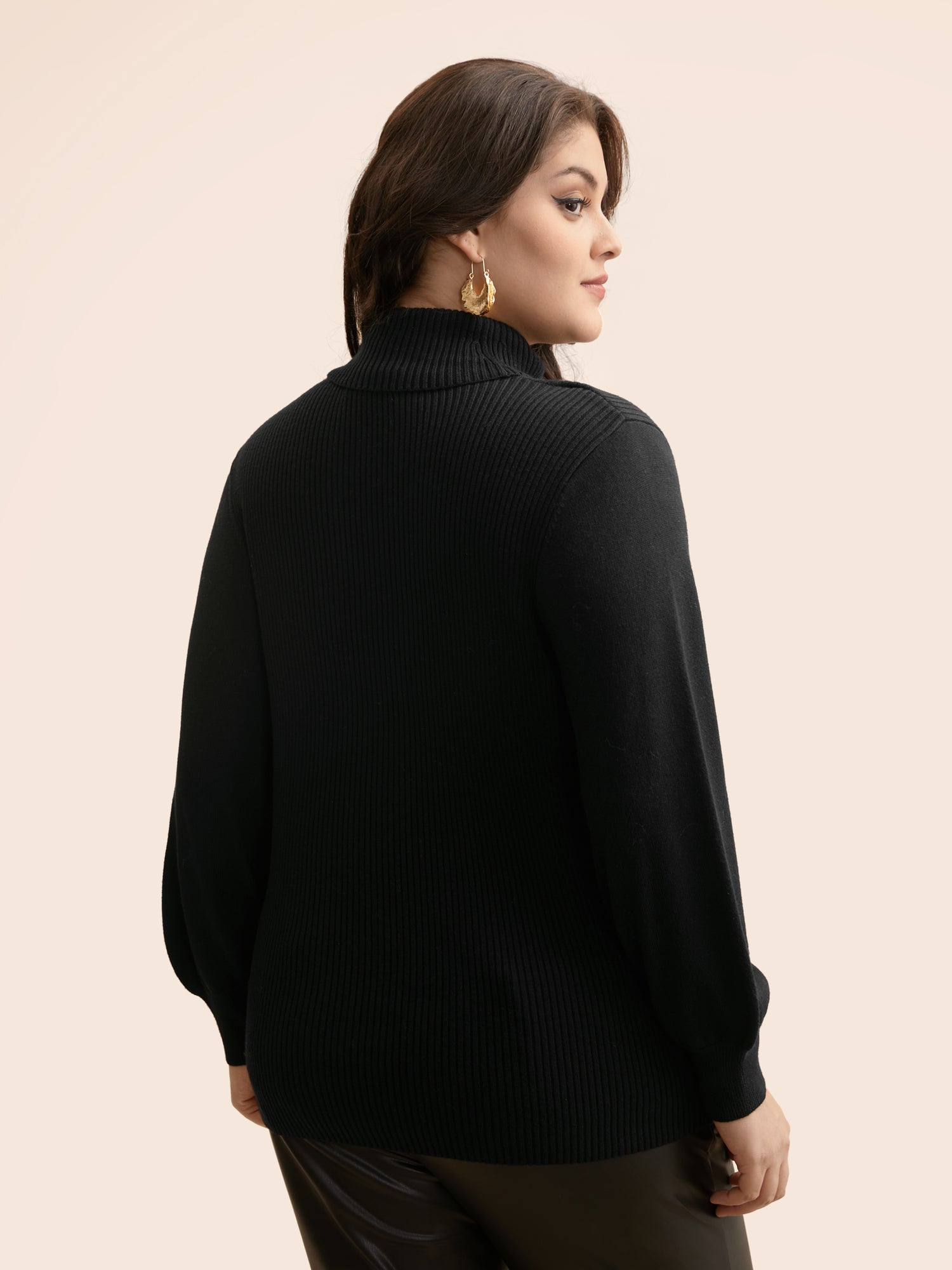 Supersoft Essentials Turtleneck Cut Out Pullover