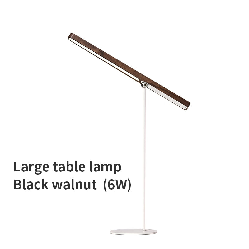 Wood Rotating Table Lamp with Magnet