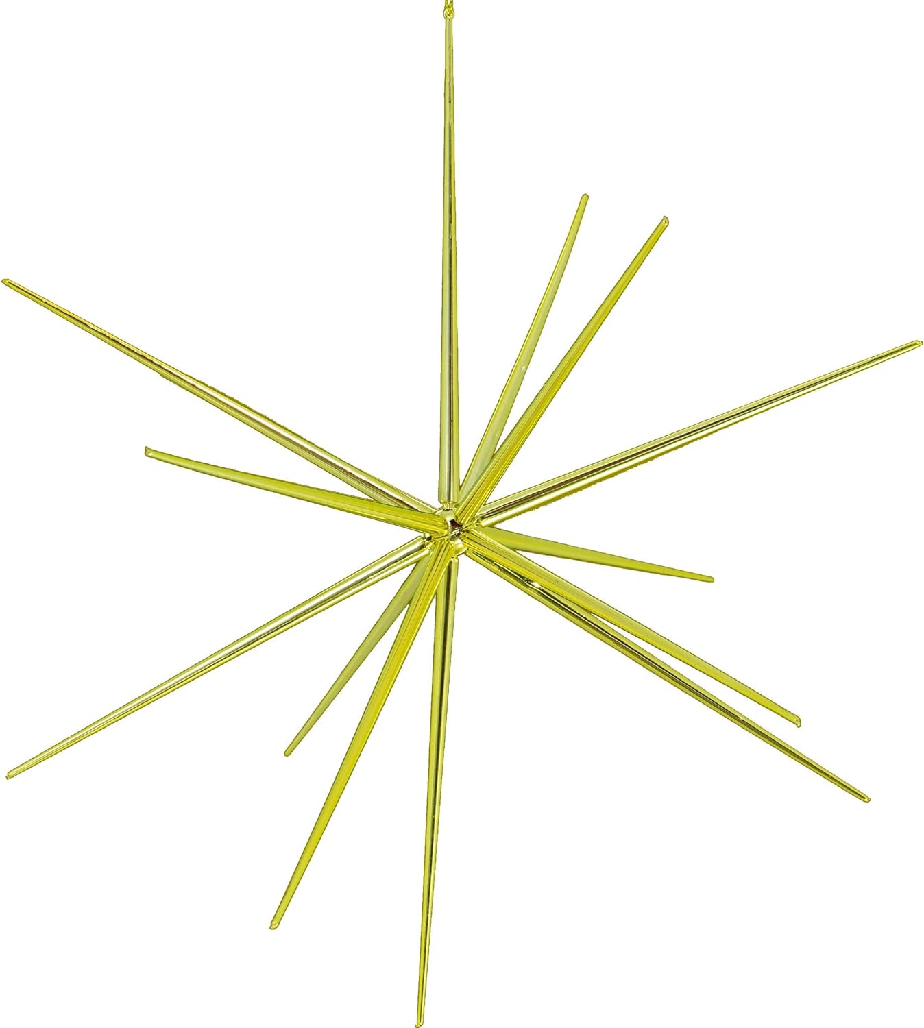 3D Gold Star Hanging Decoration Star. Acrylic Look  Hanging Luminous Star for Windows. Home. Garden Festive Embellishments for Holiday Parties Weddings Birthday Home Decoration (Medium)