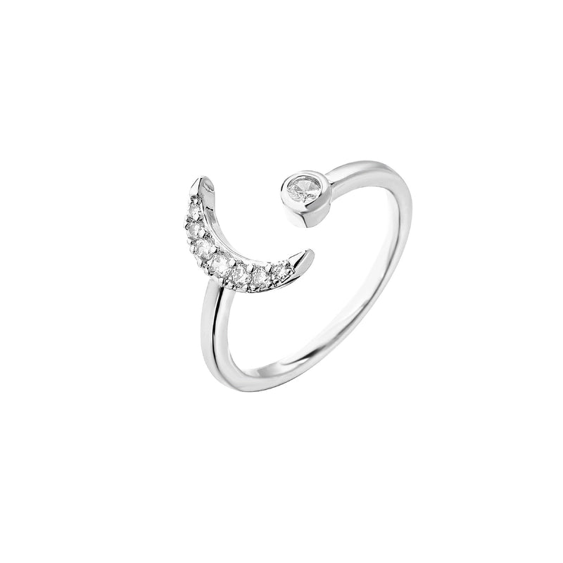 Copper Plating Star Zircon Copper Rings