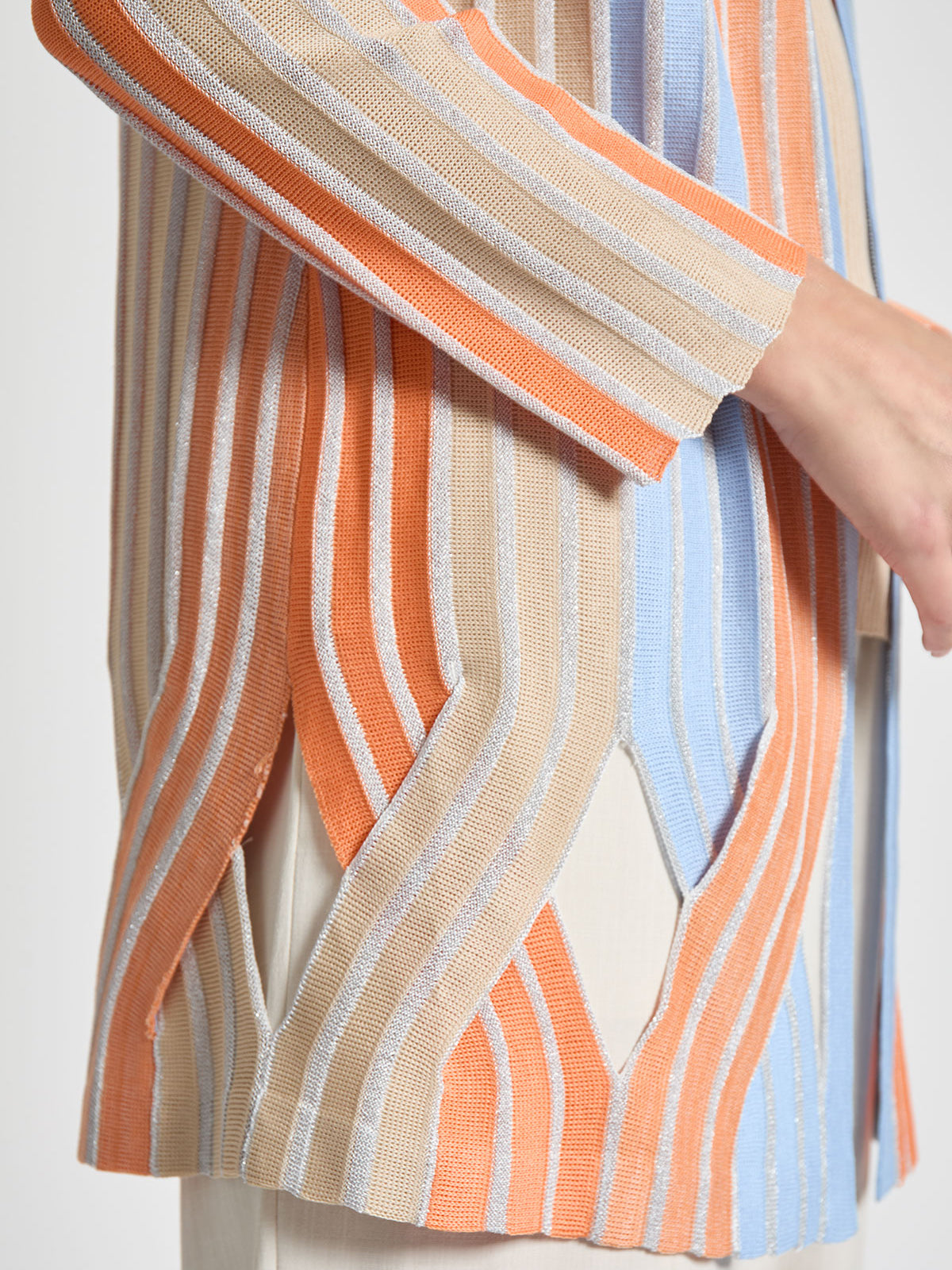 Heritage Lurex Multi-Stripe Knit Jacket - Vanity Fit