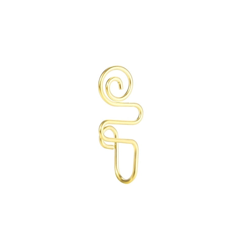 Fashion U Shape Stainless Steel Plating Nose Ring 1 Piece