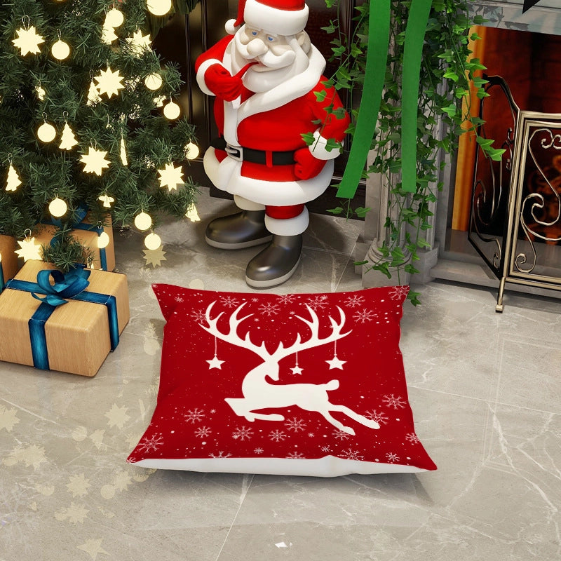 Casual Vacation Letter Short Plush Pillow Cases