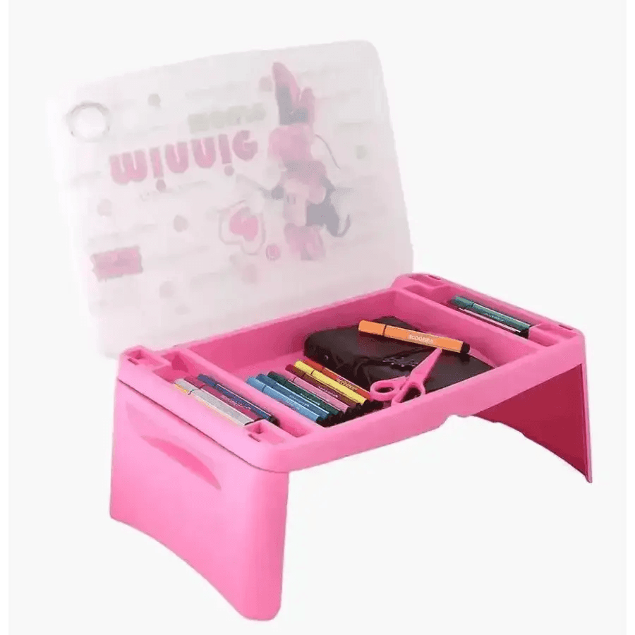 Foldable baby desk table