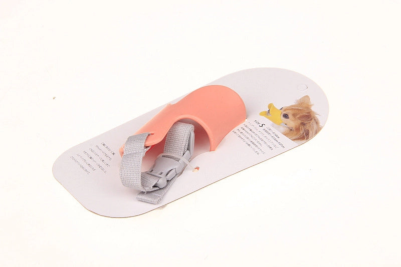 Soft Silicone Duckbill Muzzle For Pets Anti-bite Anti-noise Dog Mask Packaging Pet Supplies
