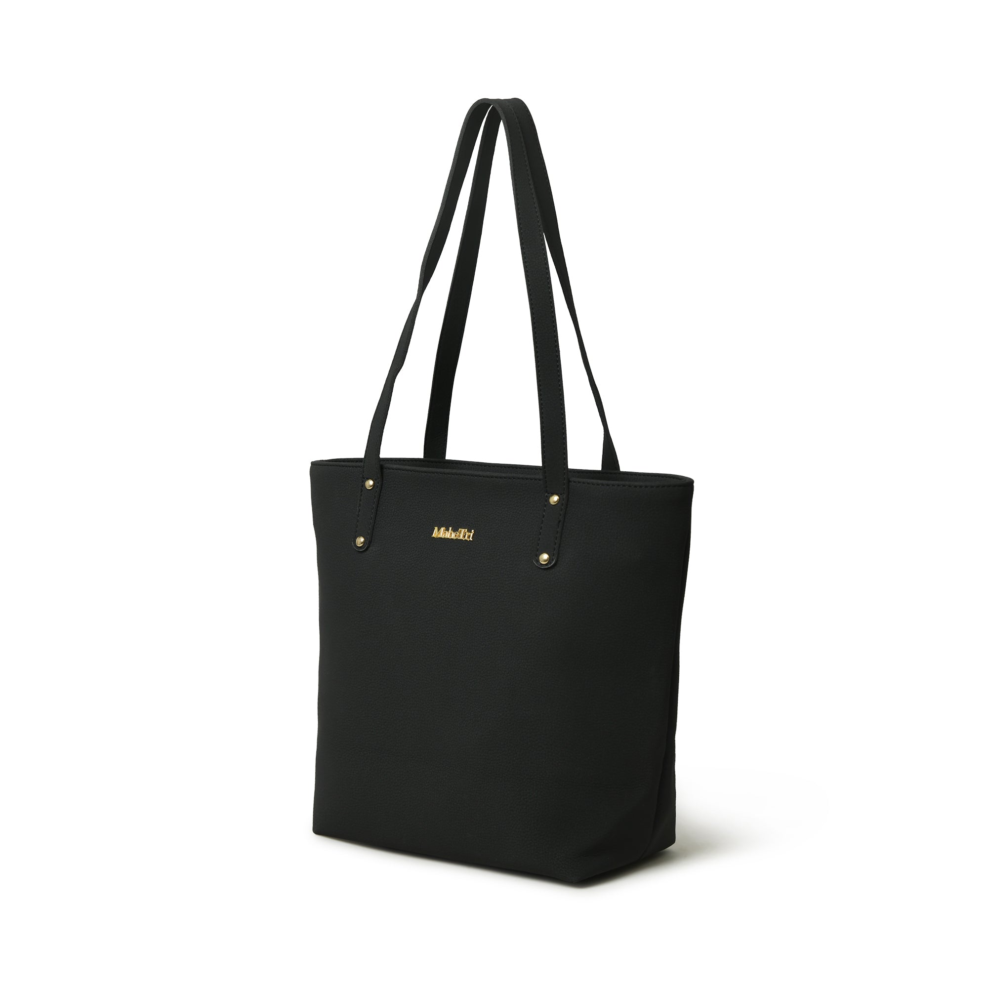 Era Vegan Leather Tote- Midnight Black