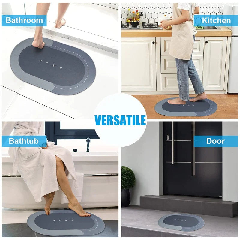 Bath Mat Water Absorbent Non-Slip