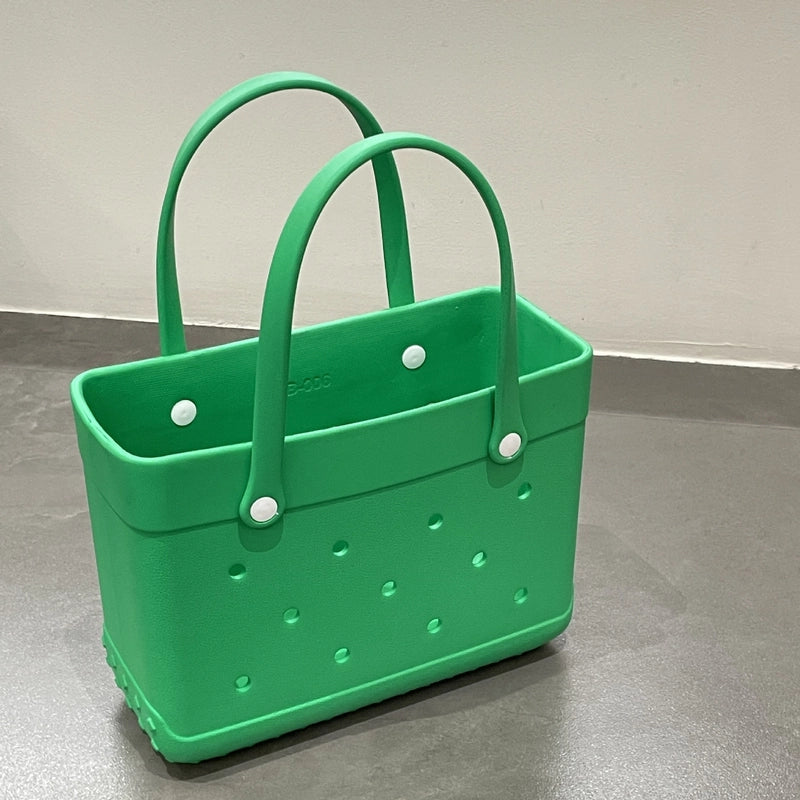 Women's EVA Solid Color Basic Square Open Handbag