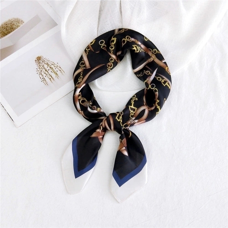 Small Square Scarf Neck Protector Korean Suit Small Scarf