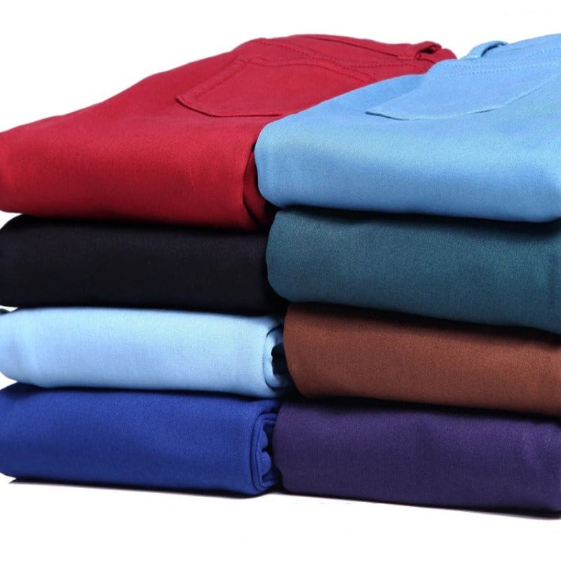 Women's Warm Thick Winter Office Jeans