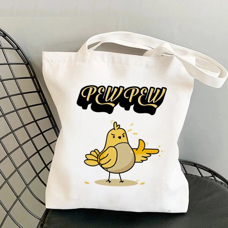 Pug Canvas Tote Bag Women's Large-capacity Dog Tote Bag