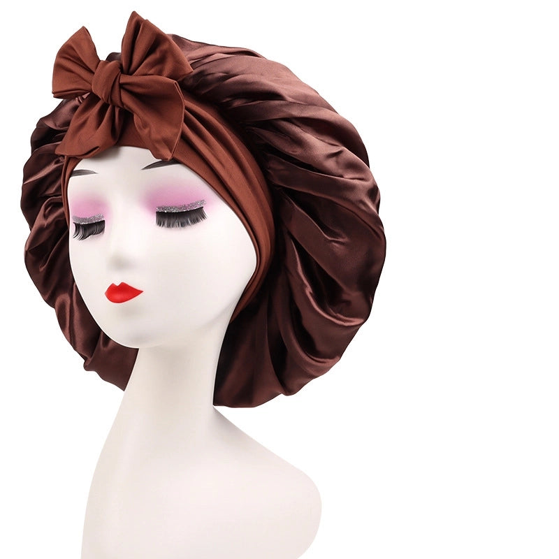 2 Pieces Women's Solid Color Solid Color Eaveless Hair Cap