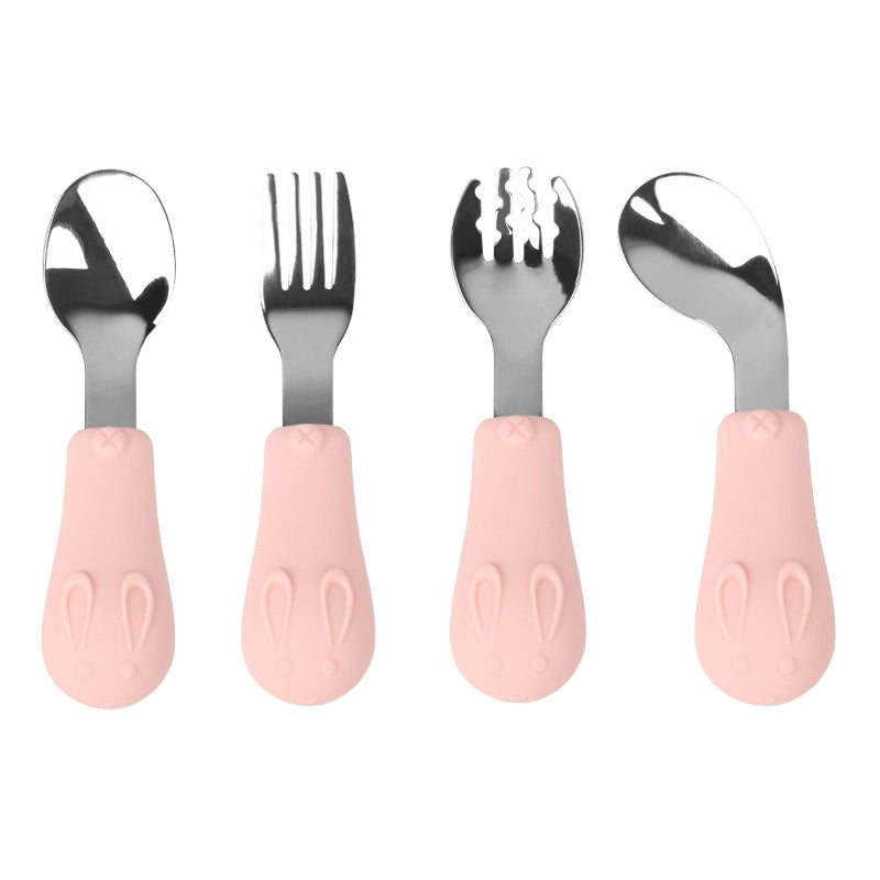 Cute Cartoon Silica Gel Tableware 1 Piece