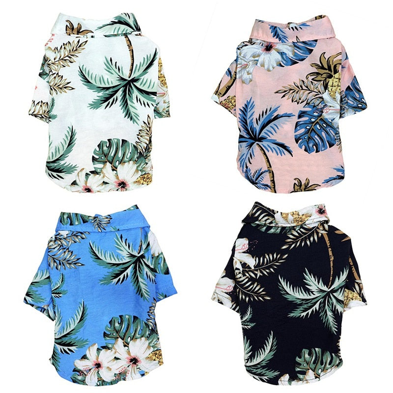 FLORAL PRINTED CAT DOG CLOTHES
