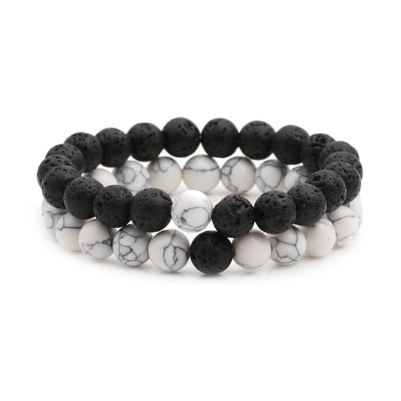 Fashion Letter Natural Stone No Inlaid In Bulk