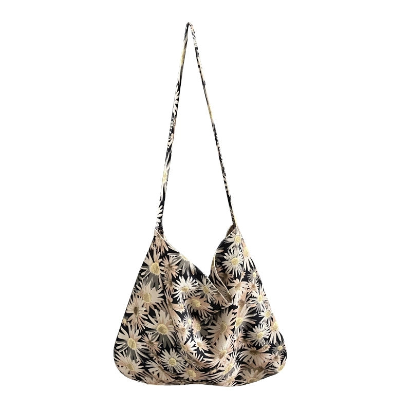 Women's Medium Plush Color Block Streetwear Square Open Shoulder Bag