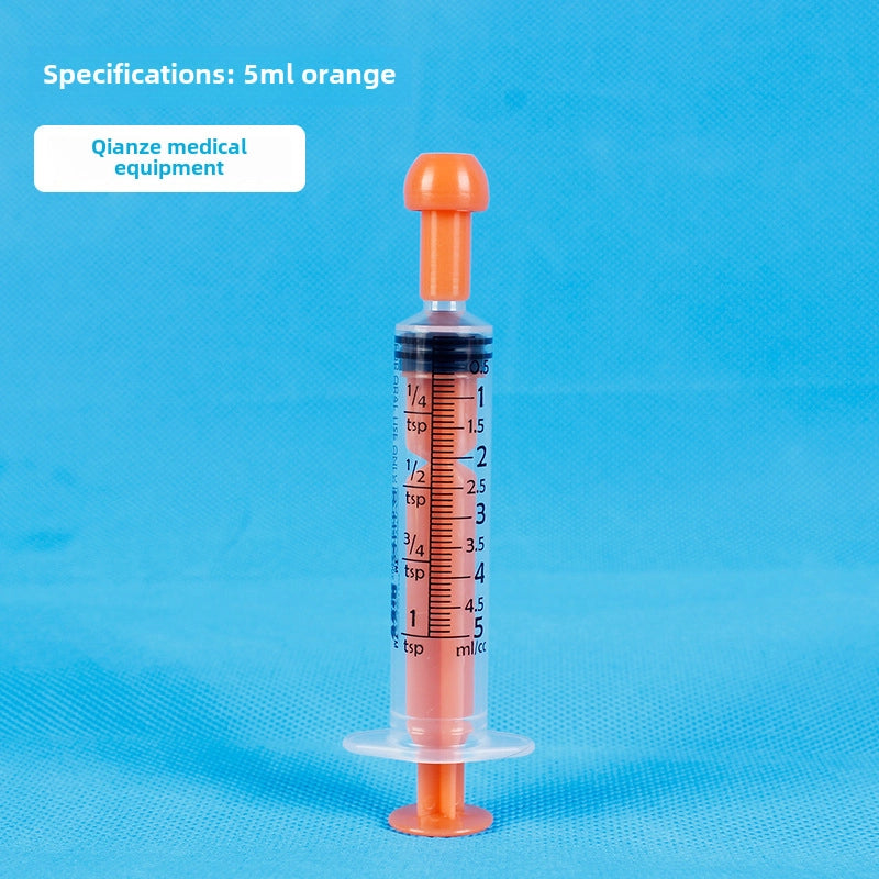 Colorful Disposable Small Size Plastic Syringe Feeder For Livestock 5ml 10ml Pet Feeding Tool Durable Lightweight Easy To Use