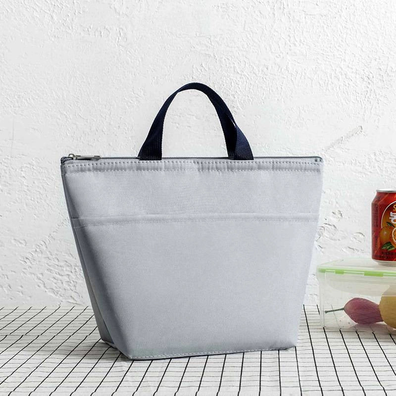 Thickened Portable Waterproof Bento Bag Insulation Bag Oxford Cloth Tote Bag