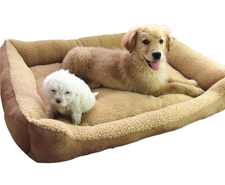 Sherpa Beds For Large Dogs | Chenille Sofa-Style Pet bed | High-loft orthopaedic cushion support
