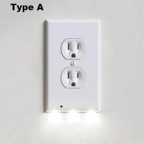 🔥 BIG SALE - 49% OFF🔥Outlet Wall Plate With Night Lights-No Batteries or Wires