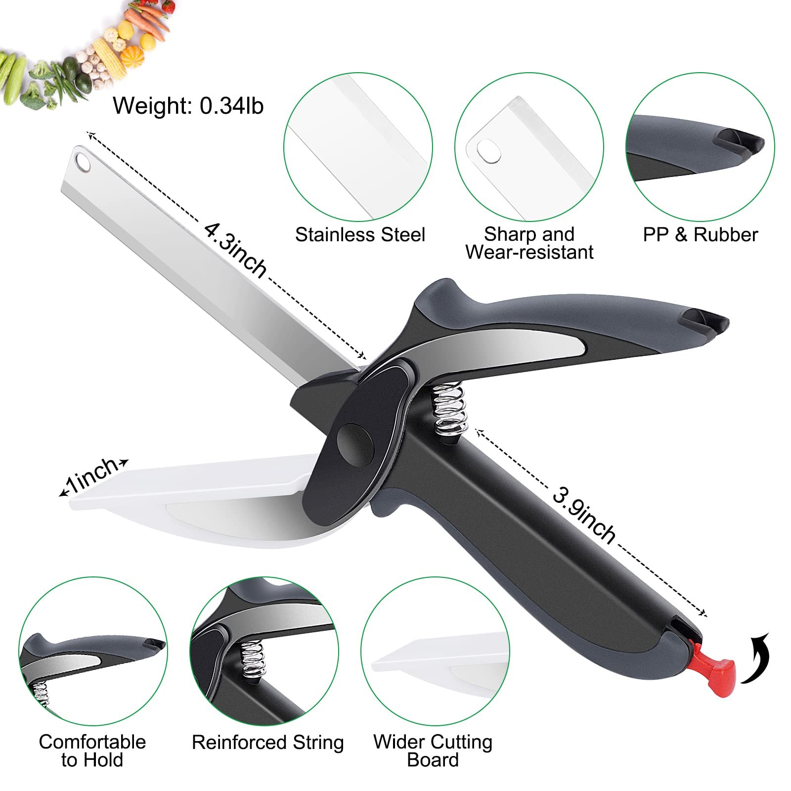 Vegetable Cutter Food Scissors