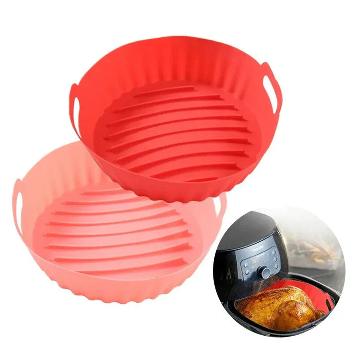 Air Fryer Silicone Baking Tray Pack Of Two