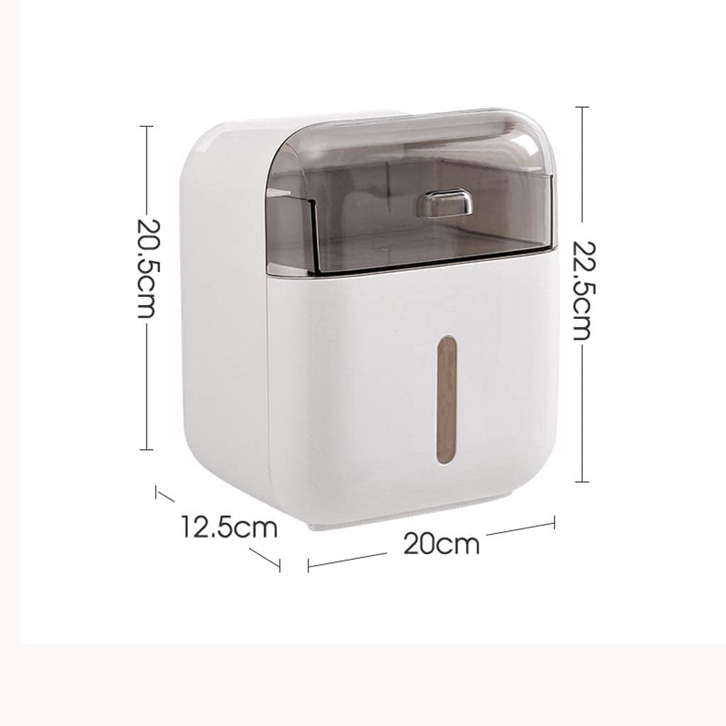 Multipurpose Toilet Paper Holder With Phone Shelf And Drawer Storage For Bathroom Or Kitchen