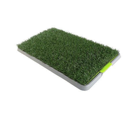 Pet Potty Tray Training Toilet 69cm x 43cm + 1 Grass Mat