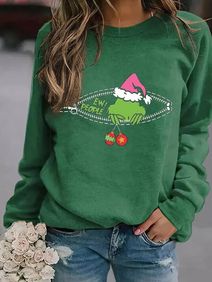 Women'S Christmas Printed Sweatshirt