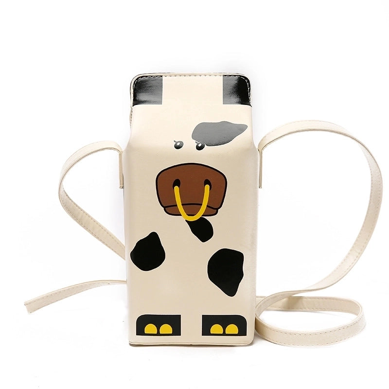 Medium Pu Leather Square Magnetic Buckle Crossbody Bag