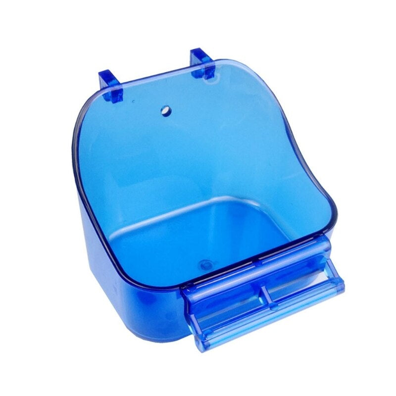 Transparent Bird Food Tray Box